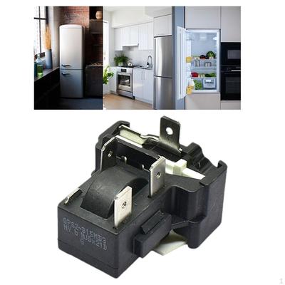 PTC Starter Relay Overload Protector Replace Parts Professional 3Pin Easy Installation Freezer Part