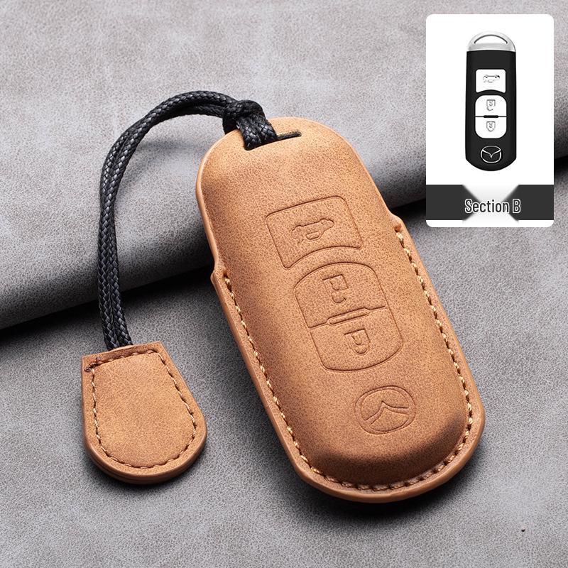 Mazda Axela Retro Key Cover for CX4, Atenza, CX5, and Mazda3