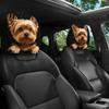 Protective Covers for Car Seats 2PCS Universal Knitting Headrest Cover, Dog/Cat/Tiger/Monkey Fit Auto Accessories Printed, Breathable Stretch Vehicle