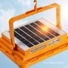 LED Solar Campinglaterne Wiederaufladbarer Outdoor-Flutlichtstrahler Wasserdicht Solare Stromversorgung Reparaturarbeiten Notlampe Powerbank