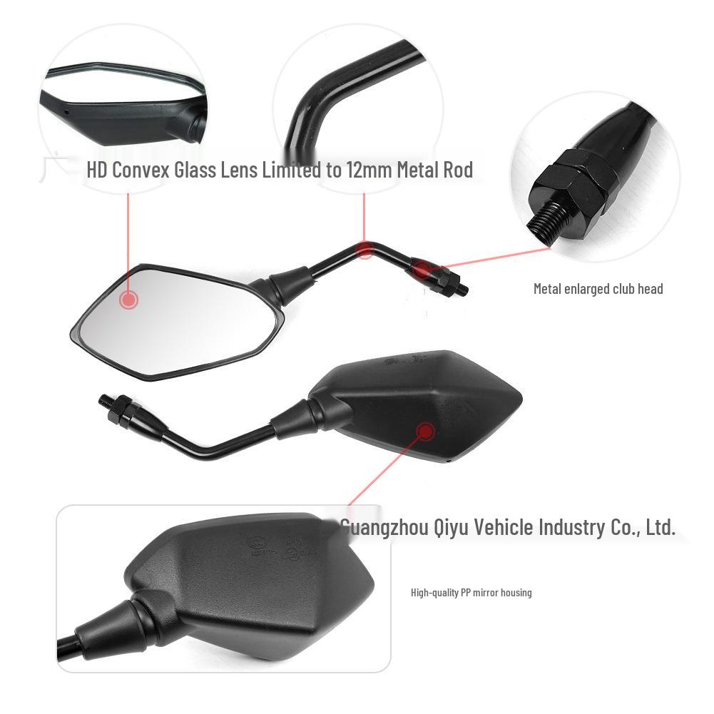 Kawasaki Z1000 Rearview Mirror & Footrest Set (2003-2015)
