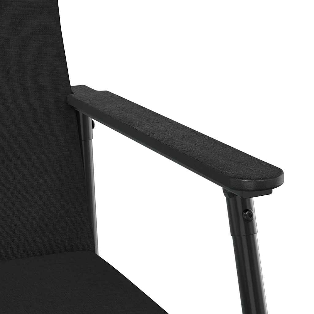 Armchair Black Fabric