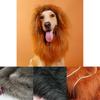 Jungle King Pet Costume Lion Hat With Faux Fur For Small Dogs