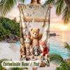 Forest Nature Theme Beach Towel Personalized Custom Name & Text Soft Quick Dry Beach Towel for Swimming Travel