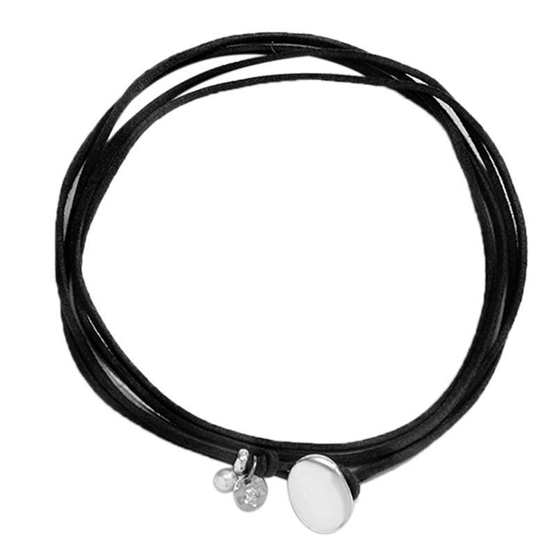 Bohemian Style Leather Rope Turquoise Pendant Necklace For Women Vintage Simple Jewelry Gifts Choker Accessories