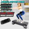 Household Cardio Fitness Training Equipment Height Adjustable Aerobic Stepper Gym Anti-slip Exercise Step Block Board