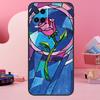 Stained Glass Rose Galaxys Case For Oppo A74 A94 A54 A17 A57 A77 A76 A16 A96 A18 A60 A80 A40 A38 A58 A78 A98 A15 A5 Pro
