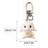Bunnies Keychain Rabbit Key Rings Keychain Backpack Charm Bag Pendants Women Men
