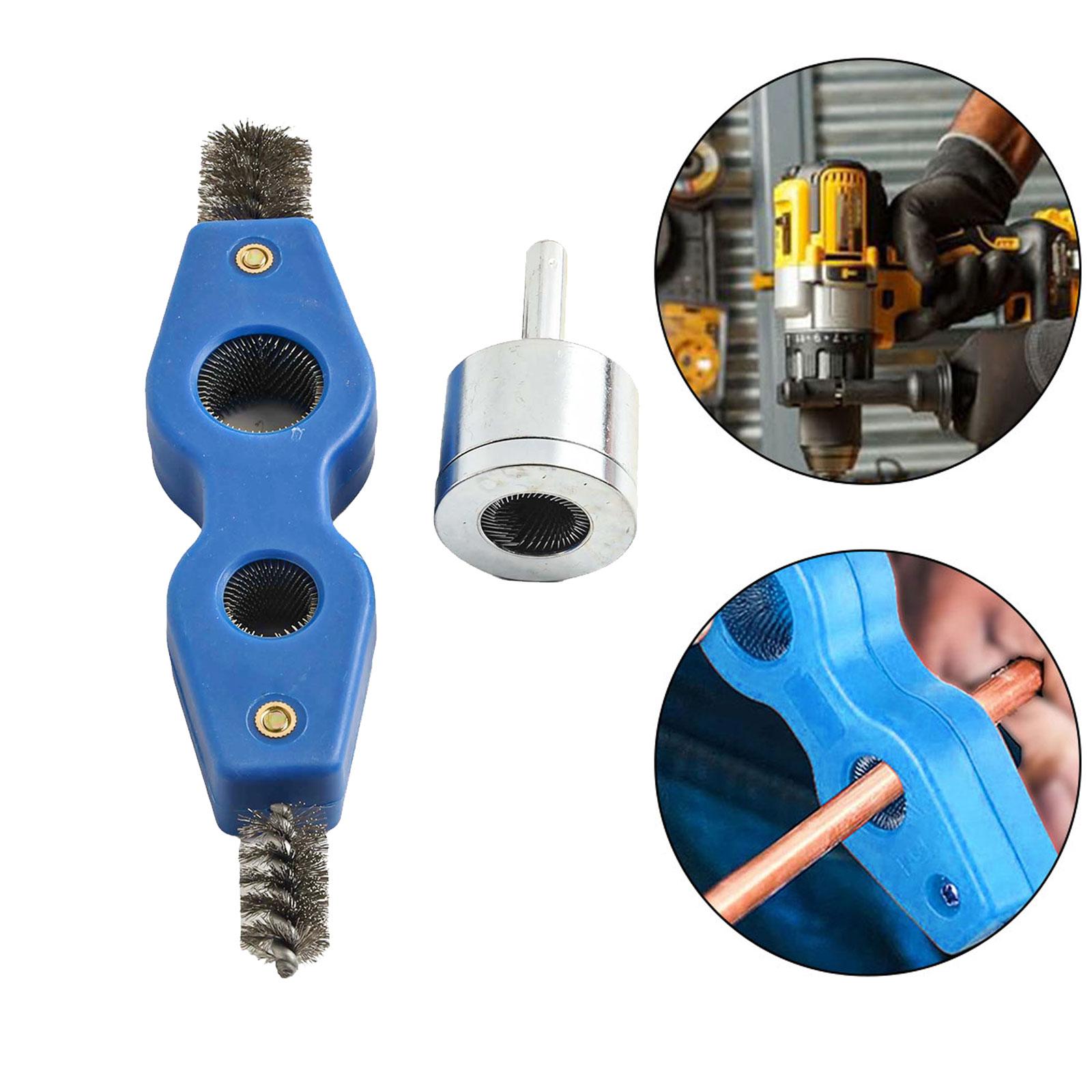 

Щетка для чистки медных трубок для дрели 15 мм/22 мм Щетка для чистки металлических трубок Щетка для чистки аккумуляторов для электродрели