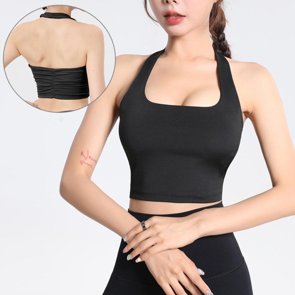 Elegant Design Backless Sportswear Pleated Back Women's Underwear  Running