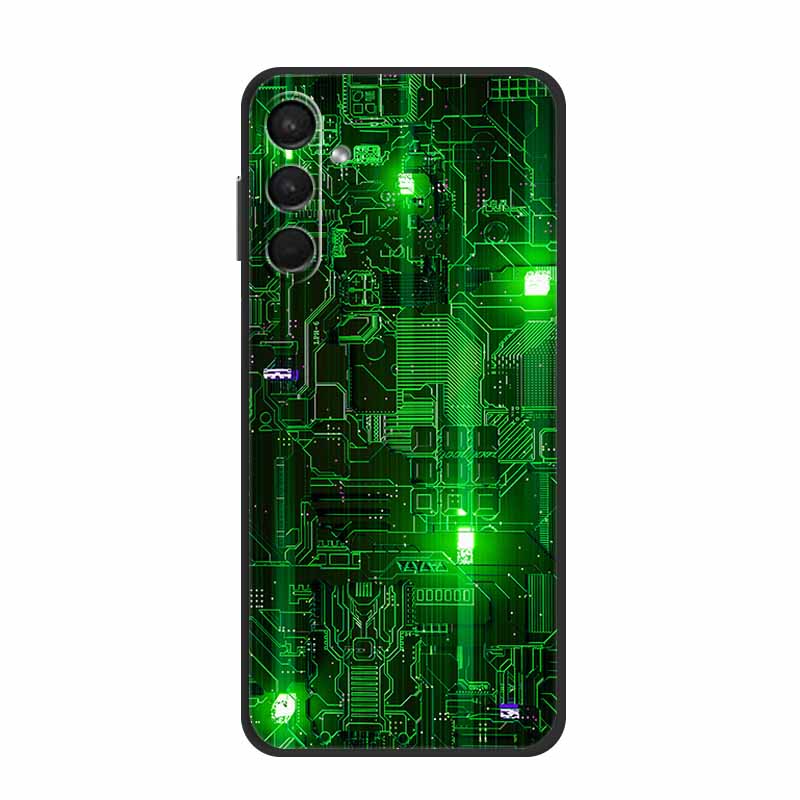 For Samsung A24 Cases A14 A24 A54 A34 5G Lovely Painted Cat Soft TPU Silicon Cover For Samsung Galaxy A54 5G Cover A 24 Bag