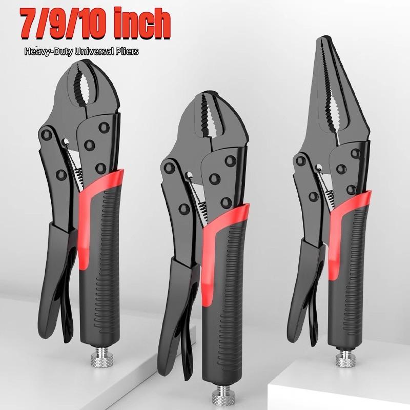 7/9/10 Inch Heavy-Duty Universal Pliers Multifunction Manual Fixed Jaw Clamp Tool F Durable Locking Pliers Hand Tools