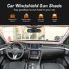 Car Sun Shade Windshield Window Sunshade Cover For Infiniti QX50 2016-2024