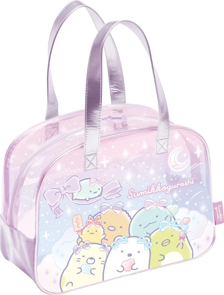 Sumikko Gurashi Pool Bag Pink CA69702 H240 x W320 x D130mm San-X (Boston) Size