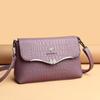 Crossbody Shoulder Bag Fashion Crocodile Print Small Square Bag Mom Bag