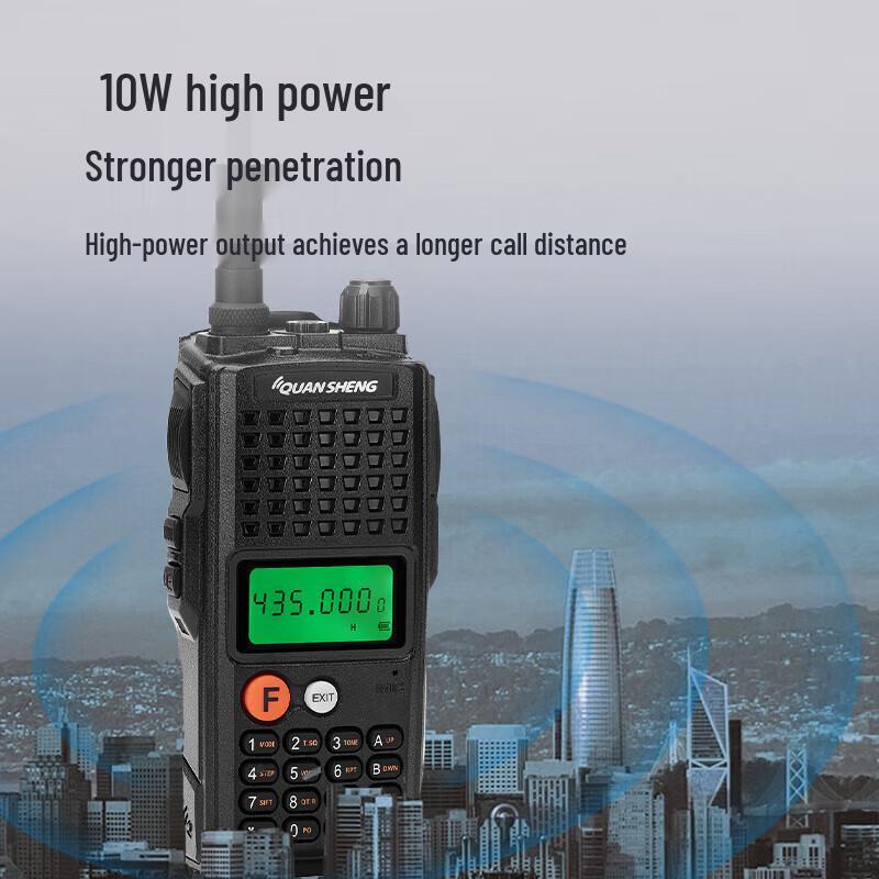 QUANSHENG TG-K10AT High-Power Handheld VHF Walkie-Talkie (CN Version)