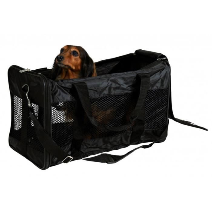 TRIXIE Cage de transport pour chiens Ryan Polyester 54x30x30 cm Noir 408420