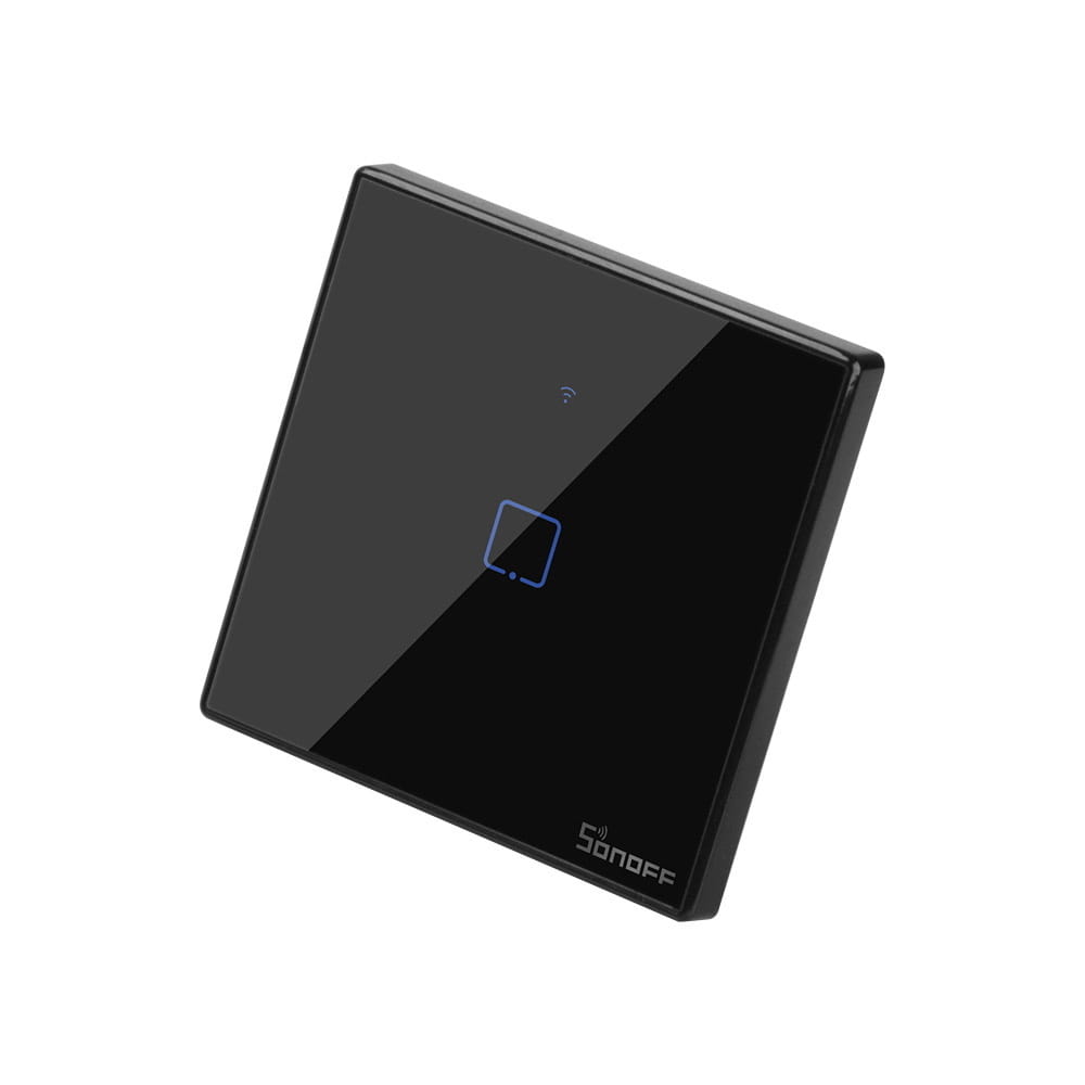 Sonoff Black Touch WiFi Light Switch + Remote Control T3EU1C-TX