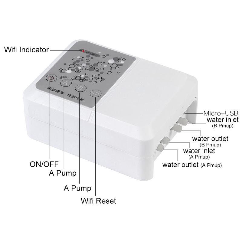 4 IN 1 WIFI Voice DIY Automatic Micro Drip Irrigation System Garden Timing Irrigation Spray Smart Self Watering Kits APP Control