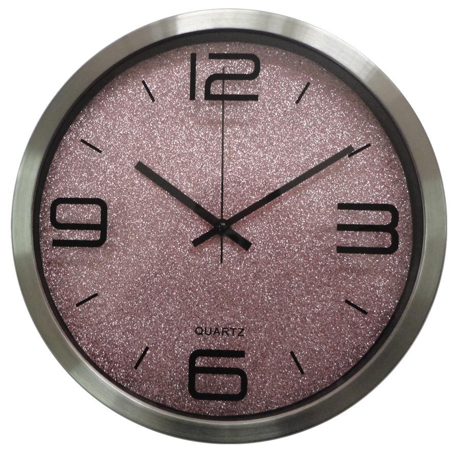 

Металлические Бесшумные Настенные Часы из Нержавеющей Стали Креативные Модные Алюминиевые Настенные Часы для Гостиной Часы 12 inches