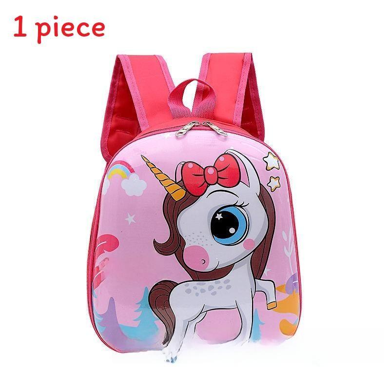 Cat Marshal Chase Dinosaur Unicorn Cartoon Printed Backpack Children