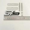 3D kovové logo ST Line odznak emblém na kufr přední mřížku pro Ford Focus MK4 PUMA Mondeo Kuga Fiesta ST Line samolepka příslušenství