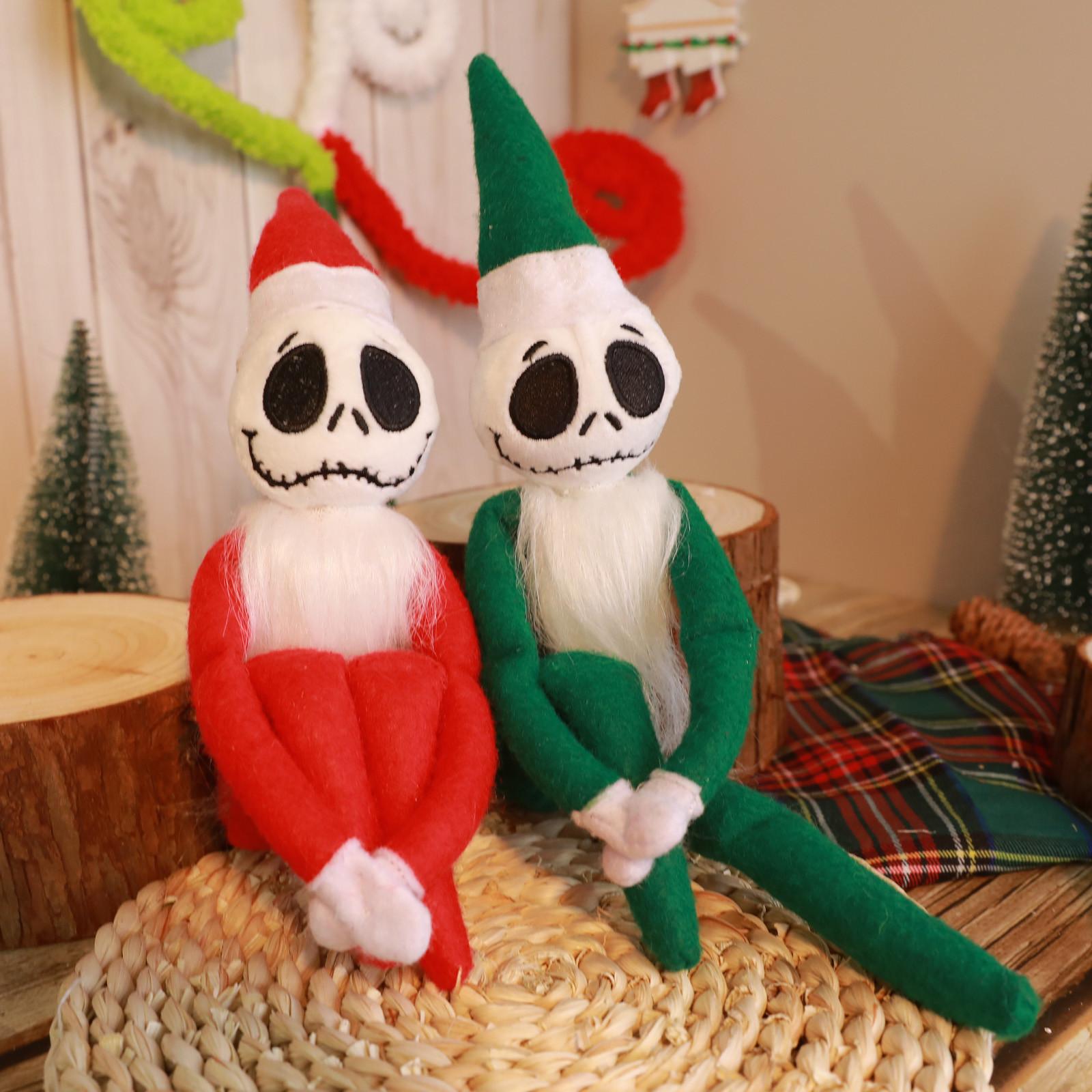 

Сочельник Шрам Джек Плюшевый Человек Скелет Мяч Реквизит Смешная Кукла Подарочная Длинноногая Кукла