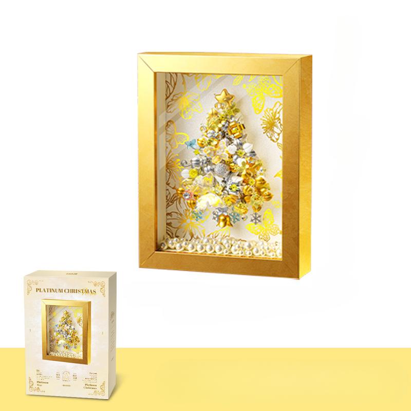 

Moonlight Society Три Платиновые Звезды Рождественская Елка Строительные Блоки Цветок Фото Рамка Украшение Микрочастицы Вставная Игрушка Подарок Девочке 17.8*4.3*22.8cm