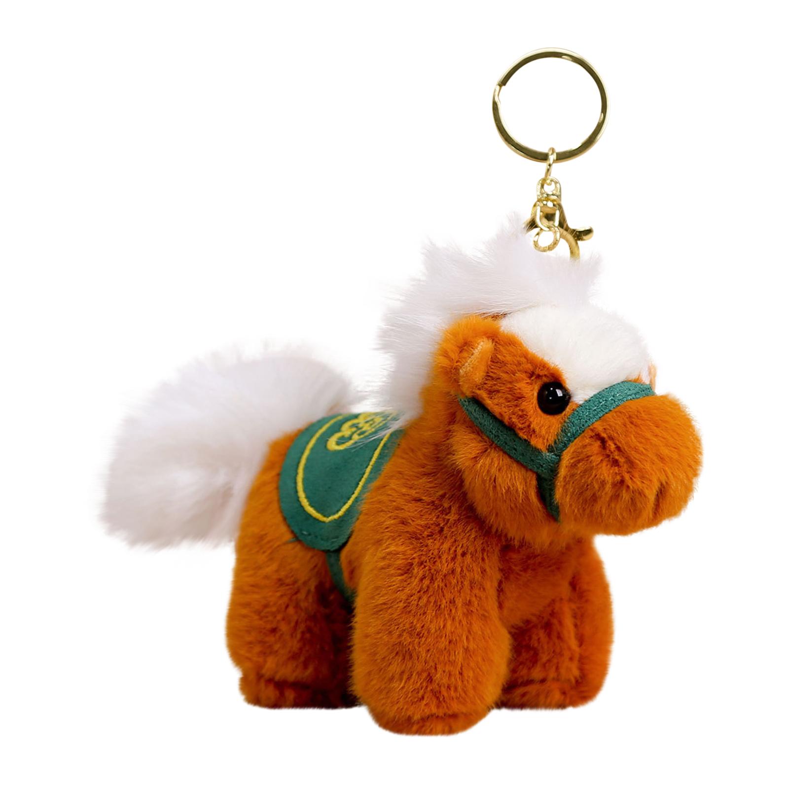 

Horse Plush Keychain, Compact And Portable, 14cm, Cute Animal Purse Charm, Plush Bag Pendant, Versatile Decoration One Size