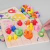 Farben-Zuordnungsspielzeug Pädagogisches Farben-Zuordnungsspiel Feinmotorik Entwicklungs-Lernspielzeug für Jungen Mädchen 3 Vorschule