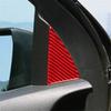 2Pcs Red Carbon Fiber Interior A-pillar Cover Trim For Colorado/Canyon 2015-