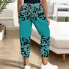 Summer Ladies Camouflage Printed Sweatpants Loose Fit Drawstring Joggers Elastic Cuff Daily Casual Pants