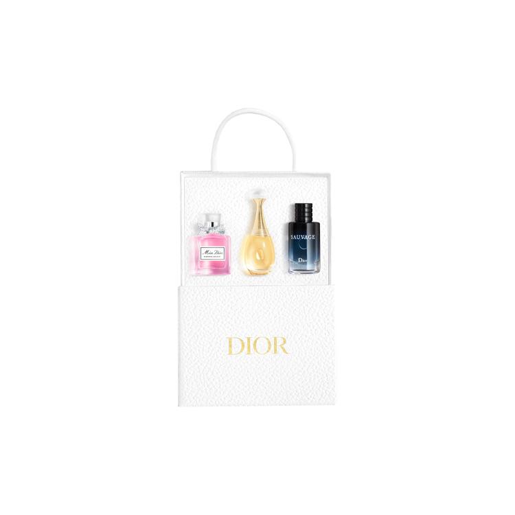 Мини-набор классических парфюмерных пробников Dior, curated box, набор из трех предметов, туалетная вода EDP, туалетная вода 5 мл/10 мл New Version Mini Fragrance Premium Selected Box