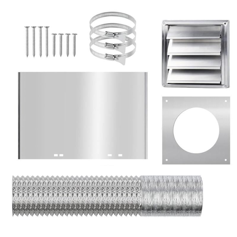 4Inch Dryer Wall Ventilation Duct Kits Dryer Vent Hose Connectors Wall Ducting Kits Efficient Airflows Management