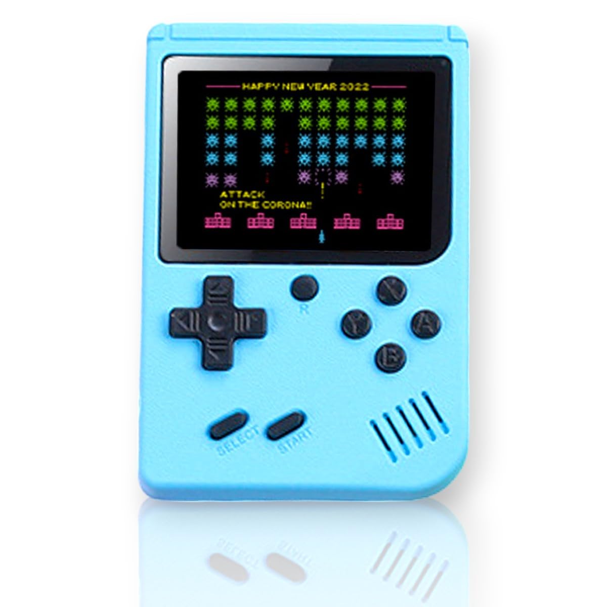 

Grigioy Game Box, Portable Game Console, Compatible with 400 Retro Games (Blue)