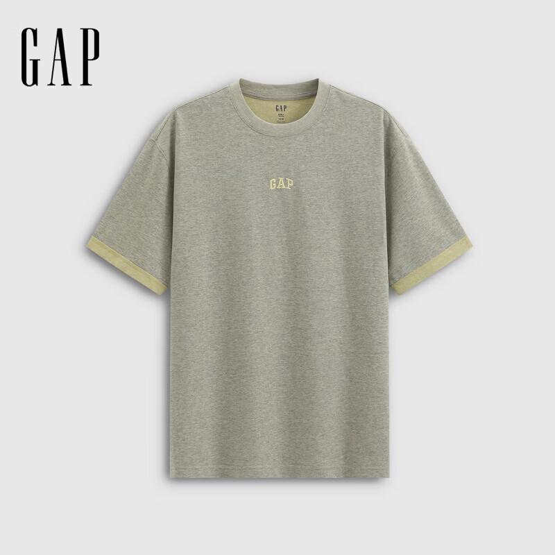 

GAP Unisex Logo Embroidered Loose Fit Short Sleeve T-Shirt XL