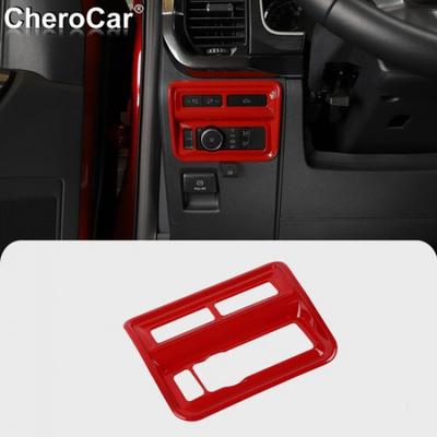 Mittelkonsolen-Armaturenbrett-Scheinwerferschalter-Panel-Rahmen-Zierblende für Ford F150 +