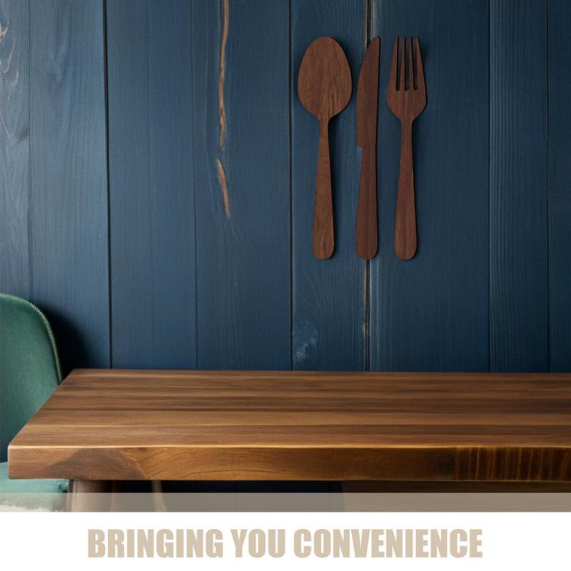 1Sets Rustikale Küchen-Wandkunst Aus Holz In Für Zuhause