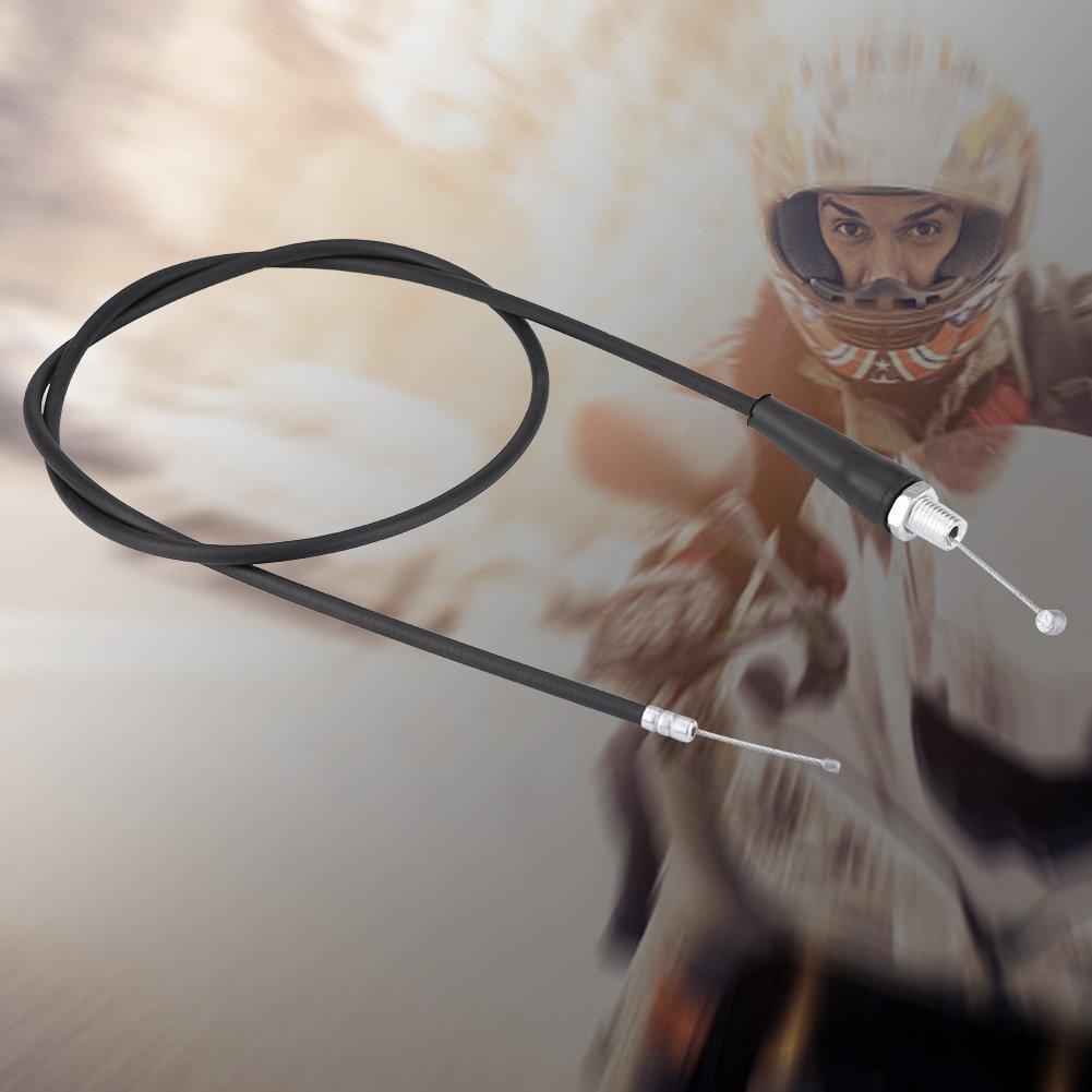Motorcycle Throttle Cable, 110cm Straight Head Motorcycle Throttle Cable for Throttle Line Pit