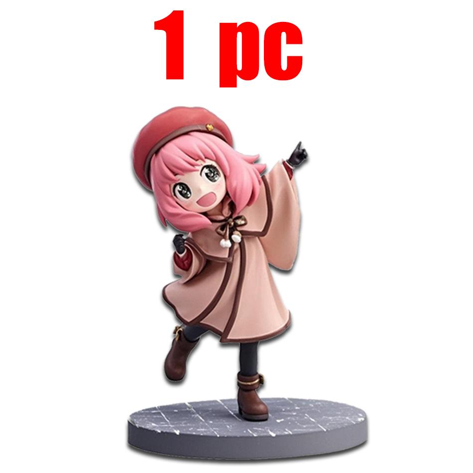 15CM Anime Anya Forger Figure Gekijouban Spy × Family Code White Kawayi Cute Model Toy Gift Collection Set Toy Action Figure