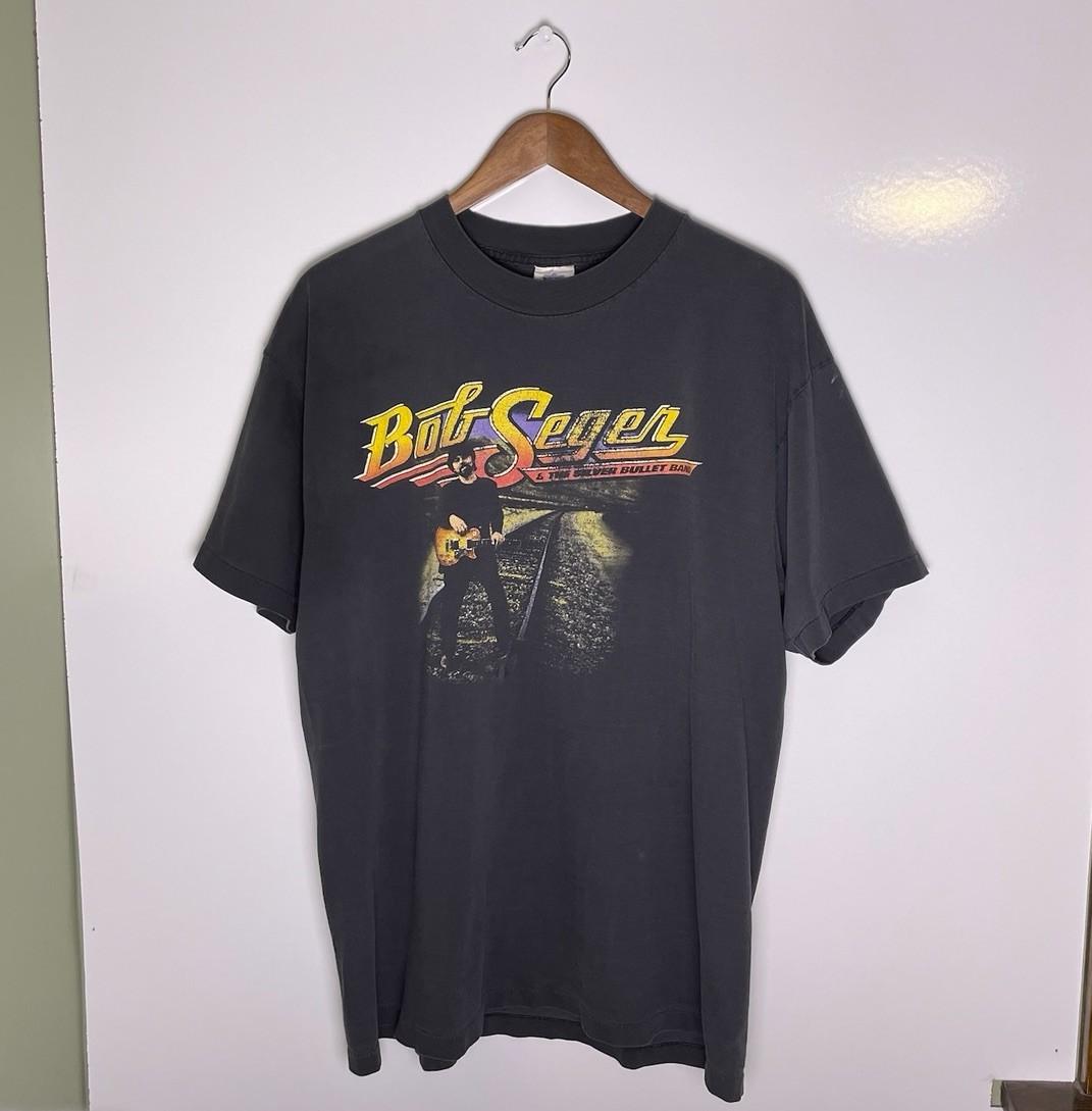 Vtg 90s 1996 Bob Segar And The Silver Bullet Band Winterland T-Shirt Size XL XXXL