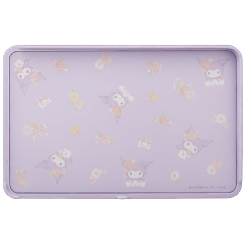 Skater Double-Sided Cutting Board with Spill-Resistant Guard, AG+ Antibacterial, 21 X 32.5 Cm, Medium, Kuromi Water P, Sanrio, Dishwasher Safe (KTMT1A