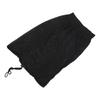 4pcs Hair Net Plopping Hat Drawstring Adjust Strap Washable Reusable Net Plopping Cap for Drying Curly Hair Black