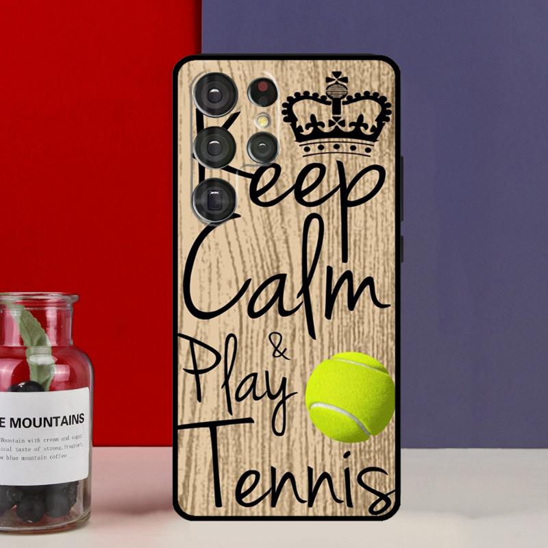 Tennisball Bewegung Funda Hülle Für Samsung Galaxy S25 Ultra S9 S10 S20 S22 Plus S21 FE S23 S24 Ultra Handyhülle