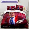 3pcs Haaland9 Design Cover Set - HD Printed Bedding with 1 Cover and 2 Pillowcases - Perfect for Home and Dorm Decor