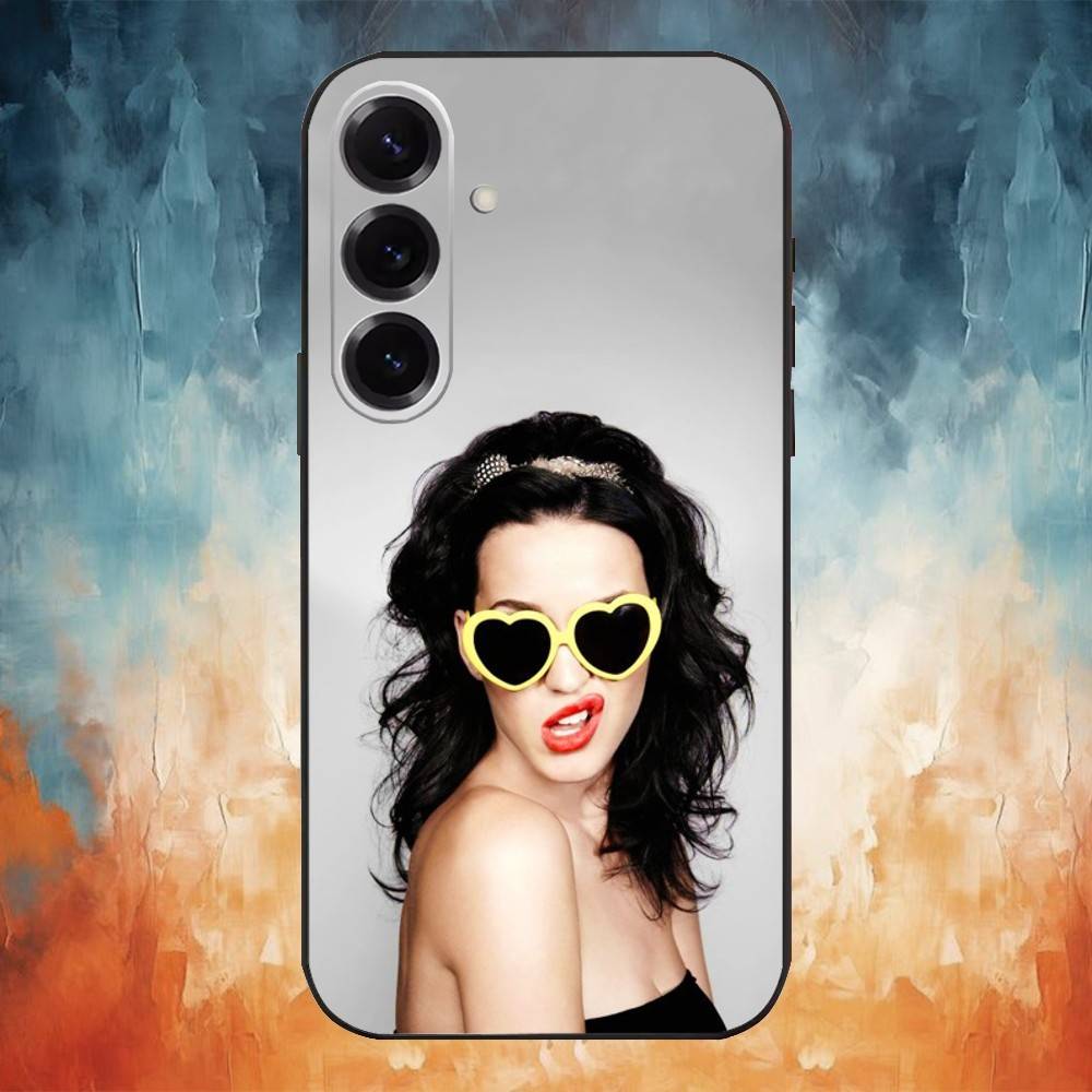 Singer K-Katy Perry Phone Case For Samsung Galaxy A91,80,73,72 ,71,53,52,32 ,31,22,21s,20,Soft Black Case