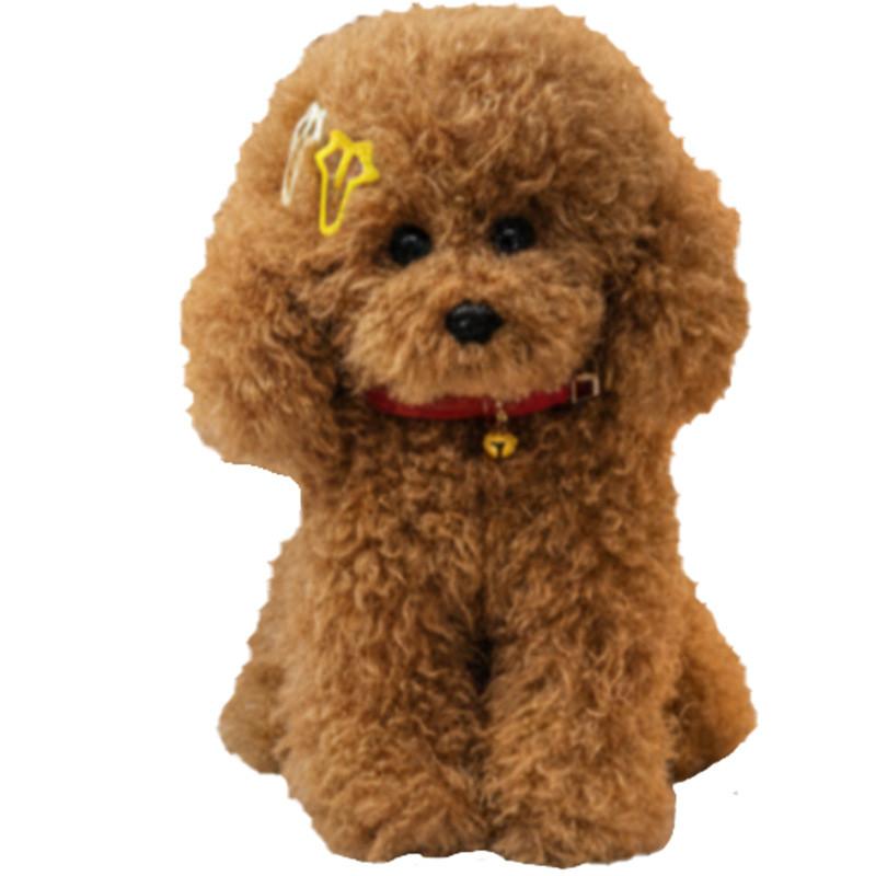 Teddy Dog Plush Toy With Pp Cotton Fill For Kids And Gift Giving