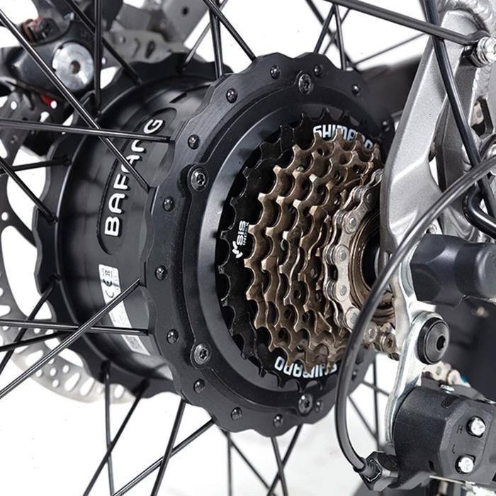 JOBOBIKE Romer - Vélo Électrique Pliable - Bafang Motor 250W - Batterie 48V 15Ah 25 Km/h Shimano - 7 Speed Frein À Disque