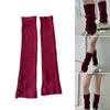 Womens Girls Lovely Leg Warmers Winter Knitted Leg Sleeves Goth Crochet Baggy Cuffs Ankle Heap Socks Tigh Highs Socks