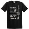 Soldiers T Shirt Patriotic Military Design Firearms Freedom Tee